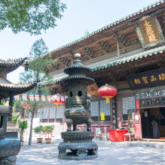 SHANXI, CHINA -  Sept 14 2015: Chongshan Temple. a famous historic site in Taiyuan, Shanxi, China.