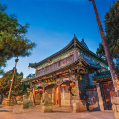 青岛海滨中式建筑天后宫
