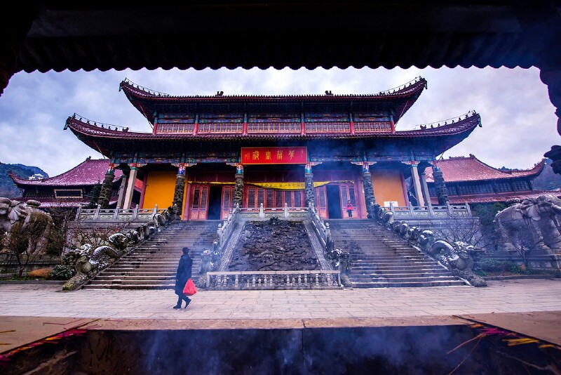 拥抱仙山,皖南朝圣之旅_九华山游记_途牛