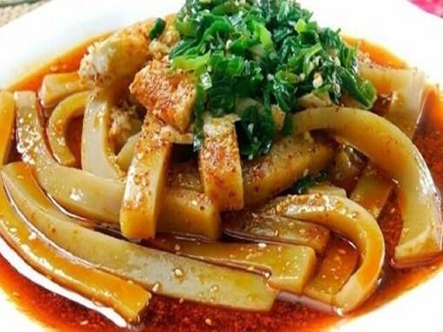 敦煌美食:酿皮子