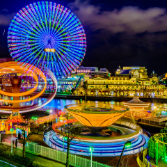 Cosmo World, Yokohama- Night View-2