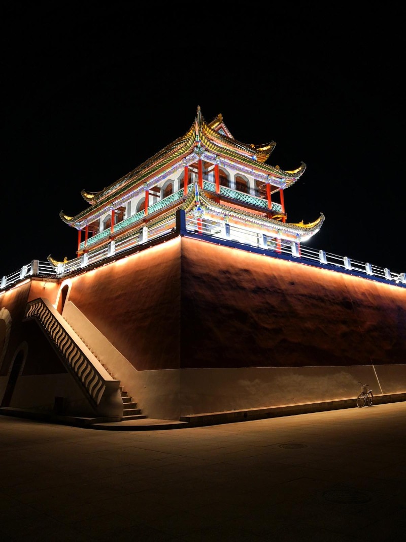 原创银川纪行南门楼夜色组图