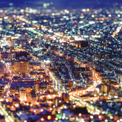 日本北海道函馆夜景
