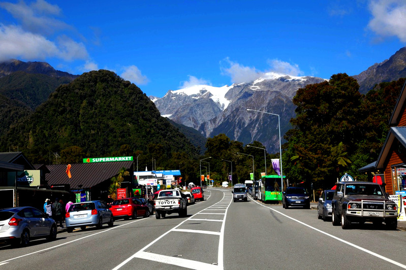 新西兰冰川小镇图片