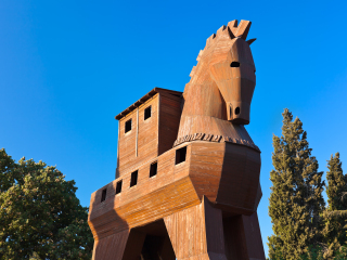 特洛伊木马雕像