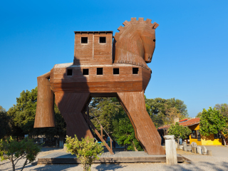 特洛伊木马雕像