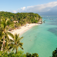 Diniwid beach, Boracay Island, Philippines