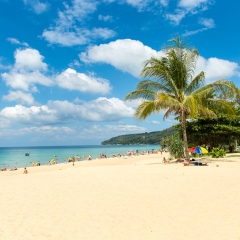 Karon beach in Phuket island Thailand