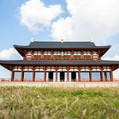 Daigokuden Hall of Heijo Palace in Nara, Japan - A UNESCO World Heritage Site