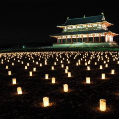 Daigokuden Hall of Heijo Palace in Nara, Japan - A UNESCO World Heritage Site