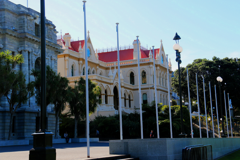 新西蘭國會大廈(government building)建築群是新西蘭惠靈頓最著名的