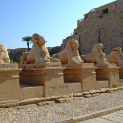 The Temple of Karnak on the Banks of the River Nile in Egypt, 2008