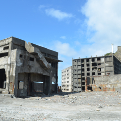 Japan Nagasaki Hashima Island Gunkanjima Island