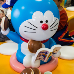 Kanagawa, Japan - 6 May 2013: Fun and joy with our beloved character at Fujiko F. Fujio museum