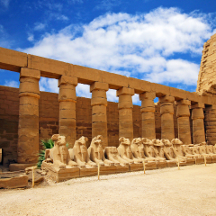 Karnak Temple Complex in Luxor. Egypt
