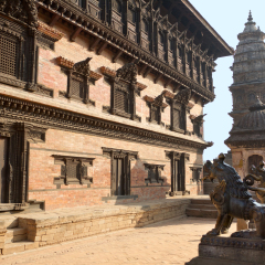 Famous Palace of 55 Windows at Bhaktapur, Nepal