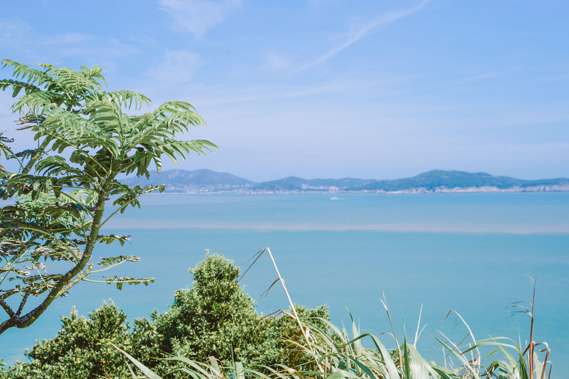 來舟山這個遊人超少的長峙島,住一晚海景親子房,環海騎行吹海風