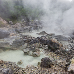Unzen Hot Spring & Unzen Hell in Nagasaki, Kyushu