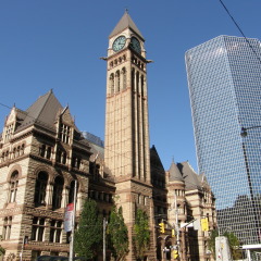 Historic Toronto City Hall in Canada
