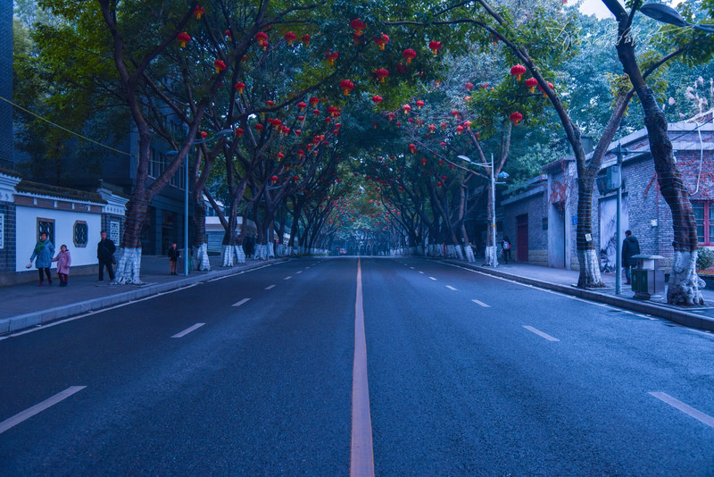 中山四路夜景图片