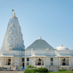 Birla Mandir (Laxmi Narayan) is a Hindu temple in Jaipur, India 