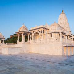 Birla Mandir (Laxmi Narayan) is a Hindu temple in Jaipur, India