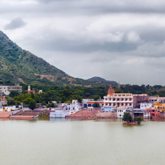 Holy Pushkar Lake, Rajasthan, India