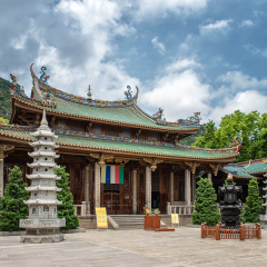 FUJIAN, CHINA - May 27 2016: South Putuo Temple(Nanputuo Temple). a famous historic site in Xiamen, Fujian, China.