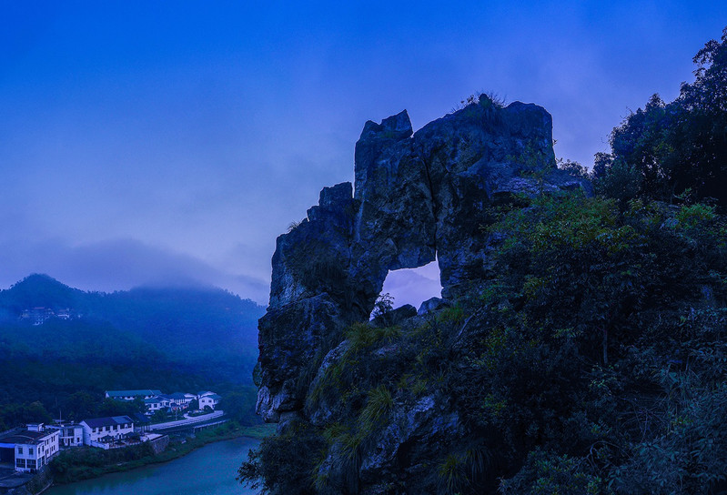 雁荡山全景图片