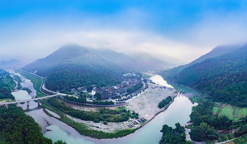 航拍平阳南雁荡山风光 领略不同视角风采