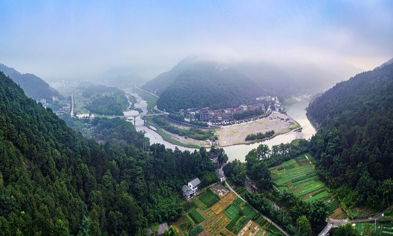 雁荡山全景图片