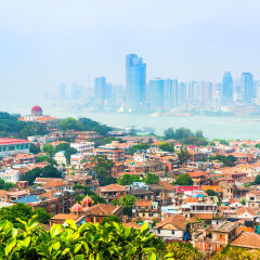 厦门鼓浪屿万国建筑全景