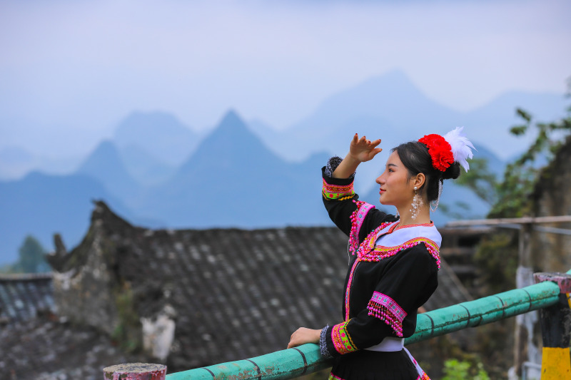 千年古寨的瑶人因为世居深山,很少与外界