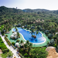 Wuzhizhou Island aerial