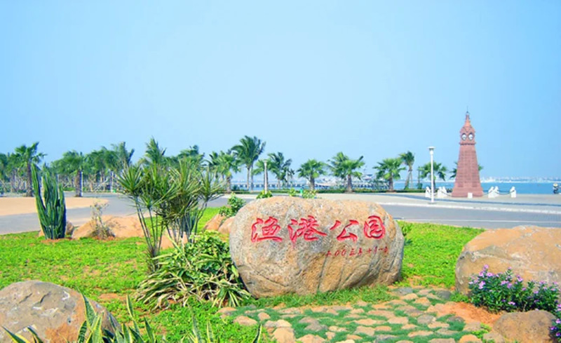湛江渔港公园蓝眼睛图片