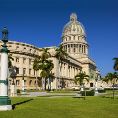 The Capitol building in Havana, Cuba