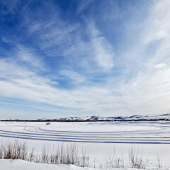 美丽的海拉尔冰雪赛道