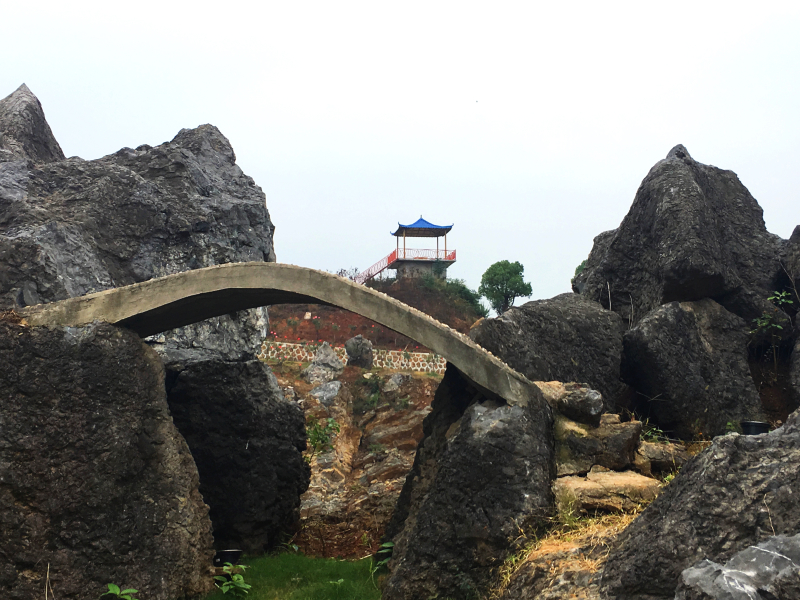 武汉新田园风光景区-江夏花海石林