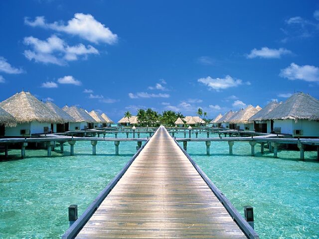 马尔代夫神仙珊瑚岛6-7日自助游 四晚水屋+私