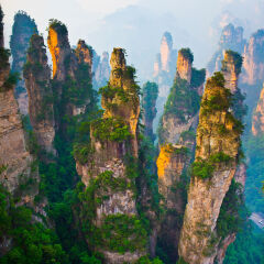 Amazing landscape at Zhangjiajie National Park