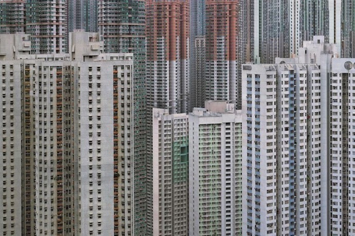 香港拥挤的居民楼图片图片