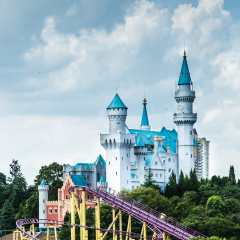 CHINA HUNAN CHANGSHA city-JUL 8 2017:window of the world theme park castle