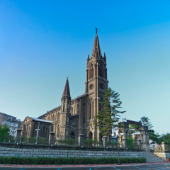 Jilin City, Jilin Province, the Catholic Church building landscape