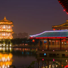 Night Scene of Tang Paradise,Xi'an
