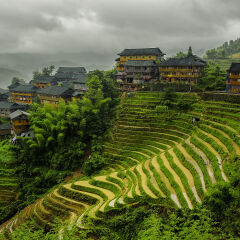 Tiantouzhai village, China