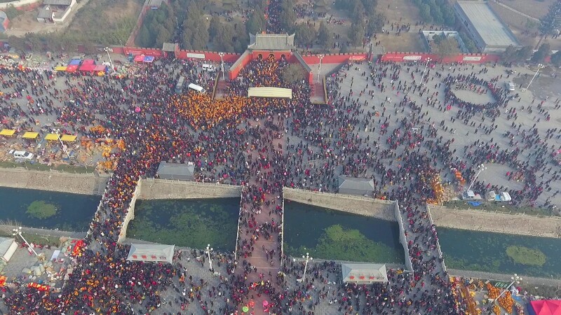 淮阳太昊陵人气有多高香火有多旺一组无人机航拍图告诉你答案