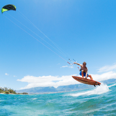 Kite Surfing, Fun in the Ocean, Extreme Sport