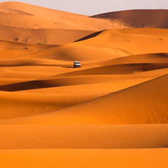 Off road car in the Desert