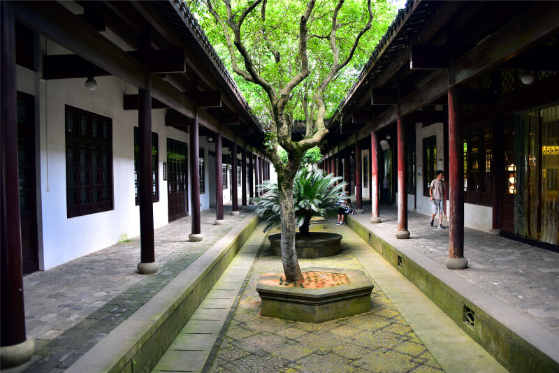 教学斋是古代学生居住的地方.