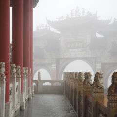 中国,安徽省,九华山,肉身宝殿